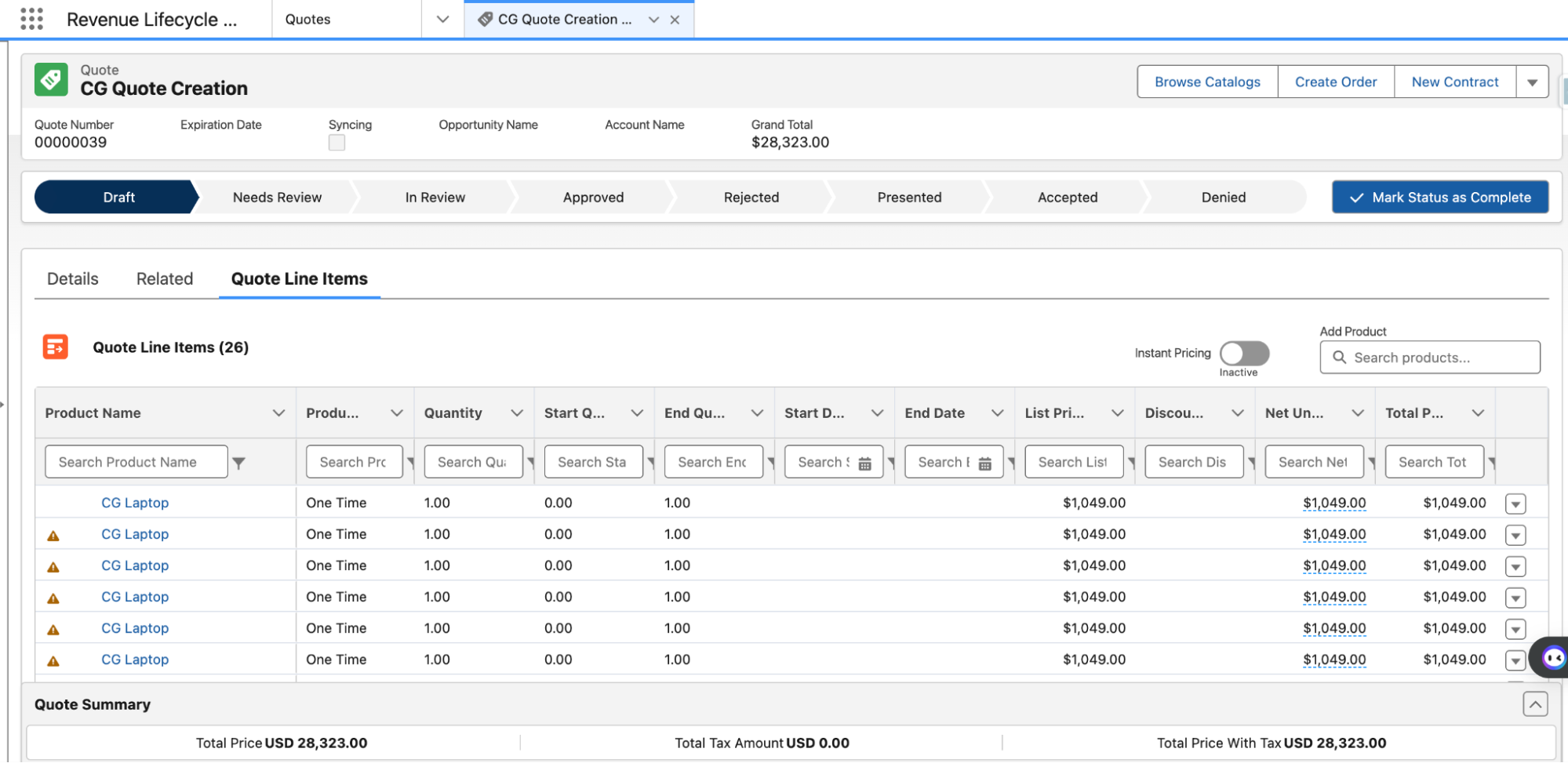 Salesforce Configurator